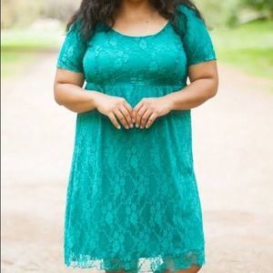 NEW Swack green lace dress size 1X 2X 3X